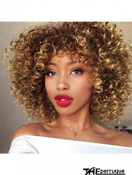 Perruque bouclée femme noire brune blonde mixte synthétique afro - américaine