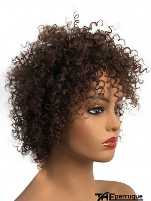 Black root perruque afro - américaine complète perruque remplacement de cheveux