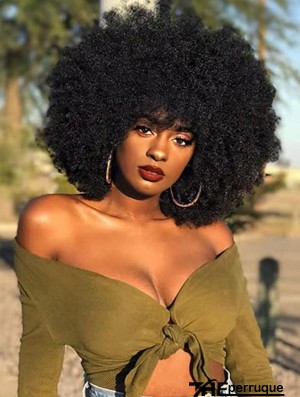 Perruque bouclée courte afro - américaine pour femme noire