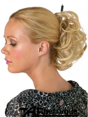 Postiche de chignon blonde