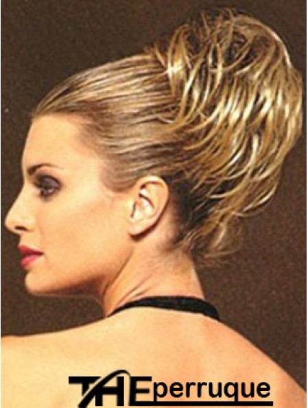 Clip sur les postiches UK Style droit Longueur courte Couleur blonde