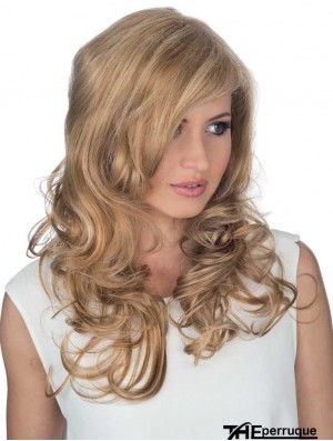Remy Human Curly With Bangs Monofilament Hair Topper Cheveux humains UK