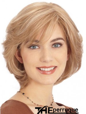 Longueur de menton de style droit de coupe de perruque de dames mono