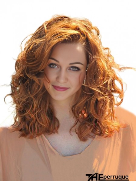 Vrai cheveux  perruque longueur d'épaule recadrée couleur style ondulé