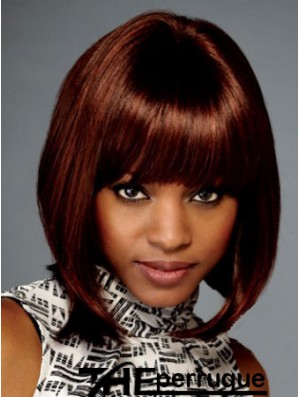 Lace Front Chin Longueur Droite Auburn Bob Perruques Pas Cher