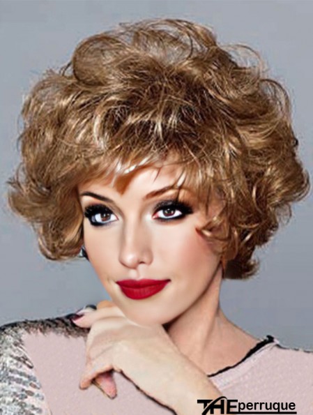 Curly Blonde Perfect Short Classic Perruques