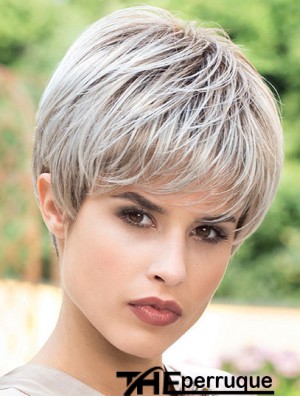 Mode 6 pouces droite Boycuts perruques courtes