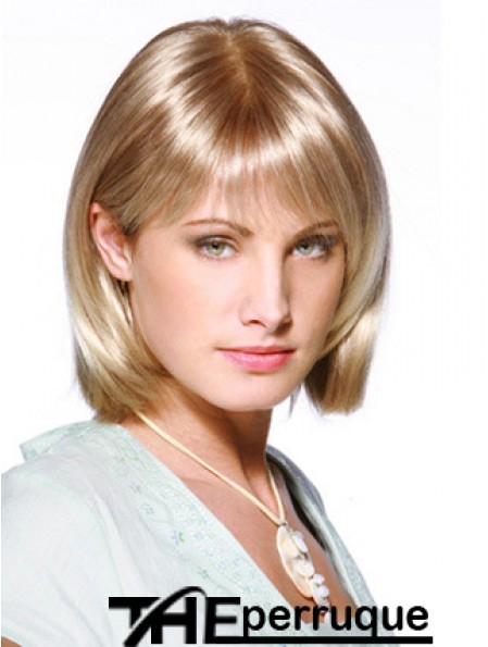 Lace Front Chin Longueur Straight Blonde Fabulous Bob Perruques