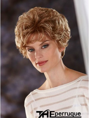 Wavy Blonde perruques classiques pas chères