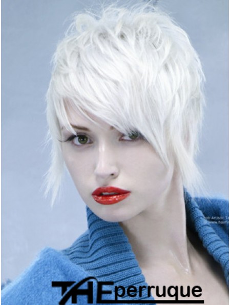 Full Lace Boycuts Short Straight 8 pouces Best Fashion Wigs