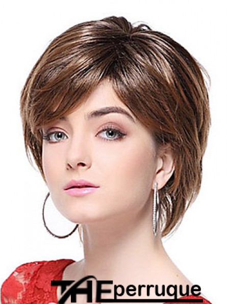 Perruques en ligne capless droites longueur menton synthétique UK