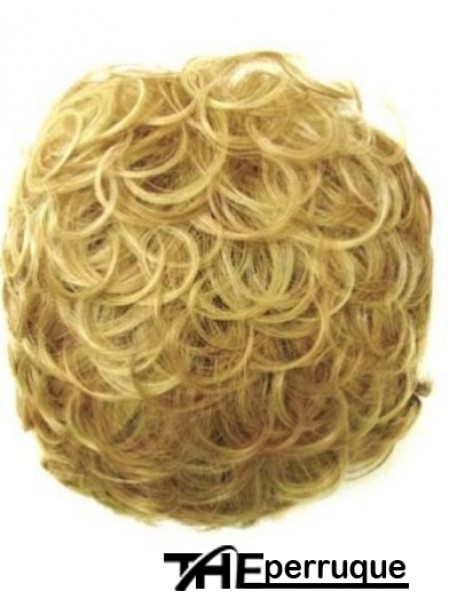 Incroyable pince synthétique bouclée blonde en postiches