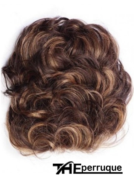 Bon Auburn Curly Remy Clip de cheveux humains en postiches